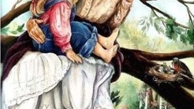 قصه العجوز وحبات القمح والعصافير 