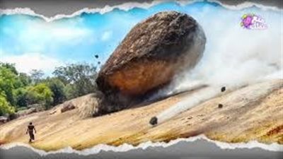 أكبر انهيارات صخرية التقاطها الكاميرا